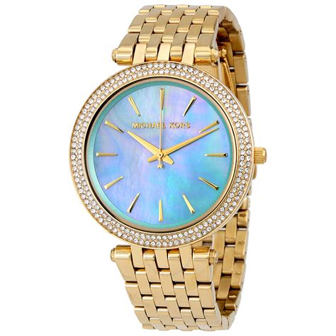 michael kors mother of pearl watch price